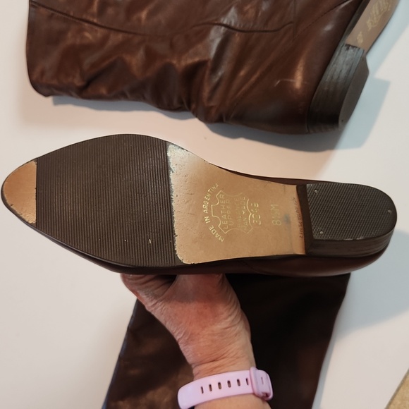 Vintage Mister Shoes Brown Leather boots Size 8.5 - Picture 6 of 7